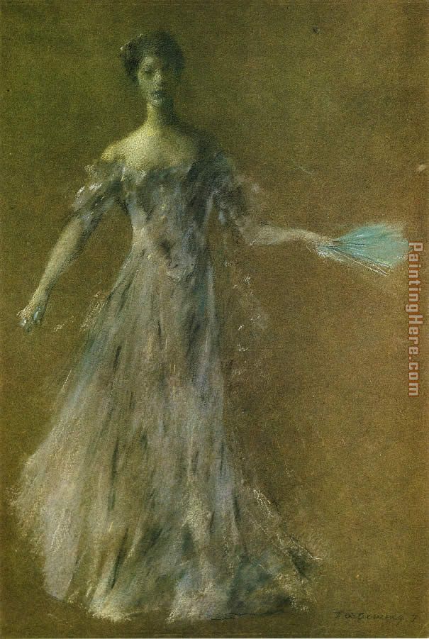 Thomas Dewing Lady in Lavender Dress